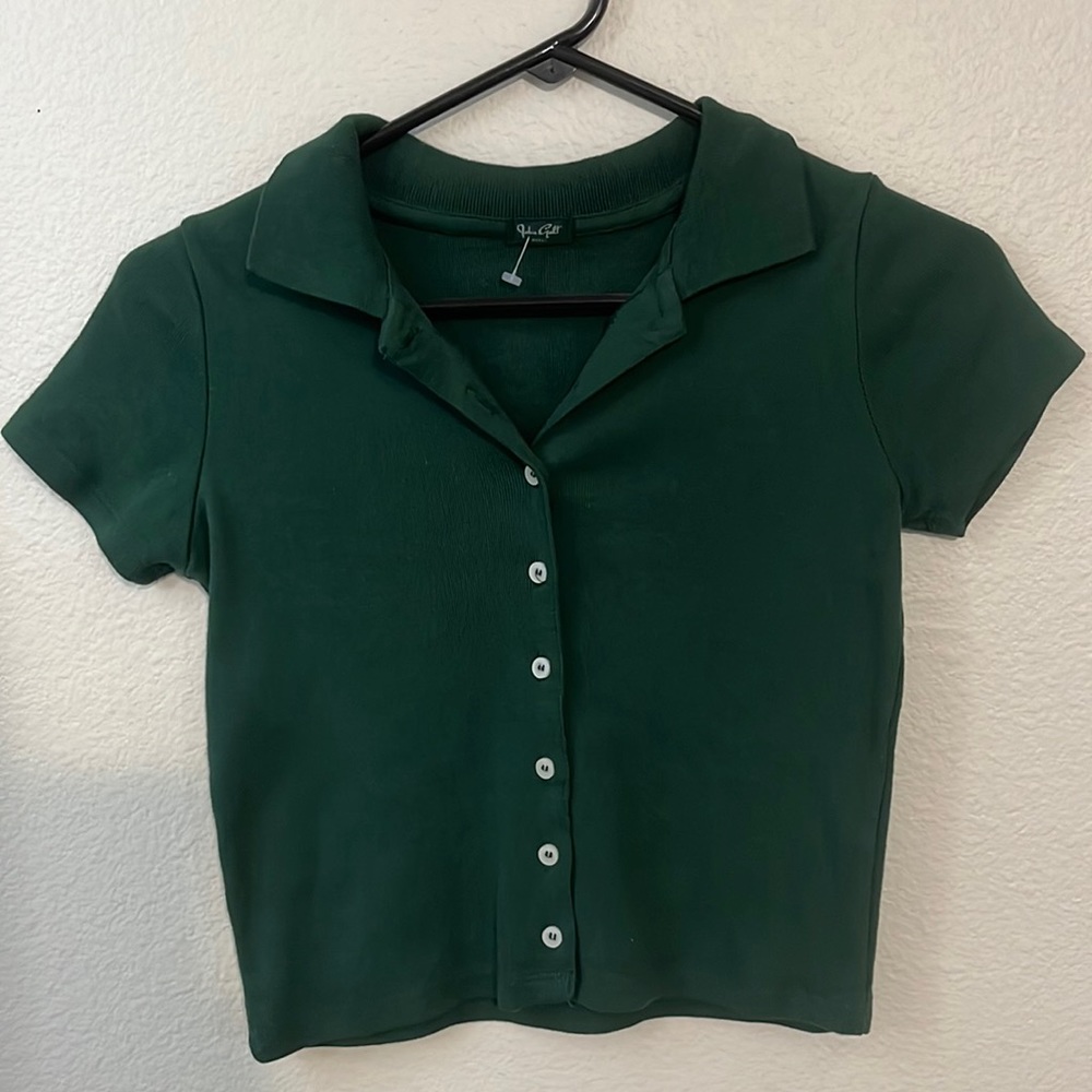 brandy melville collared top
